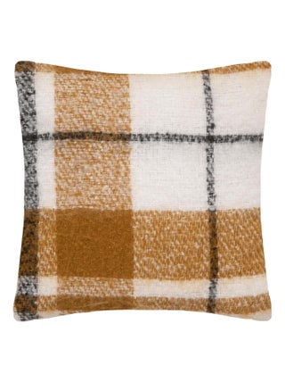 Coussin à motif tartan
