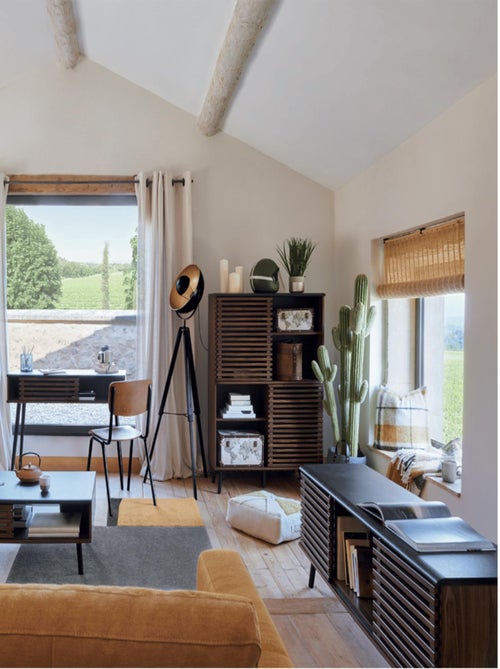 Coussin à motif tartan - Kiabi