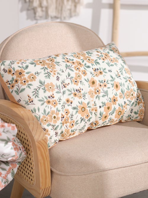 Coussin à motifs 'fleuris' - Kiabi