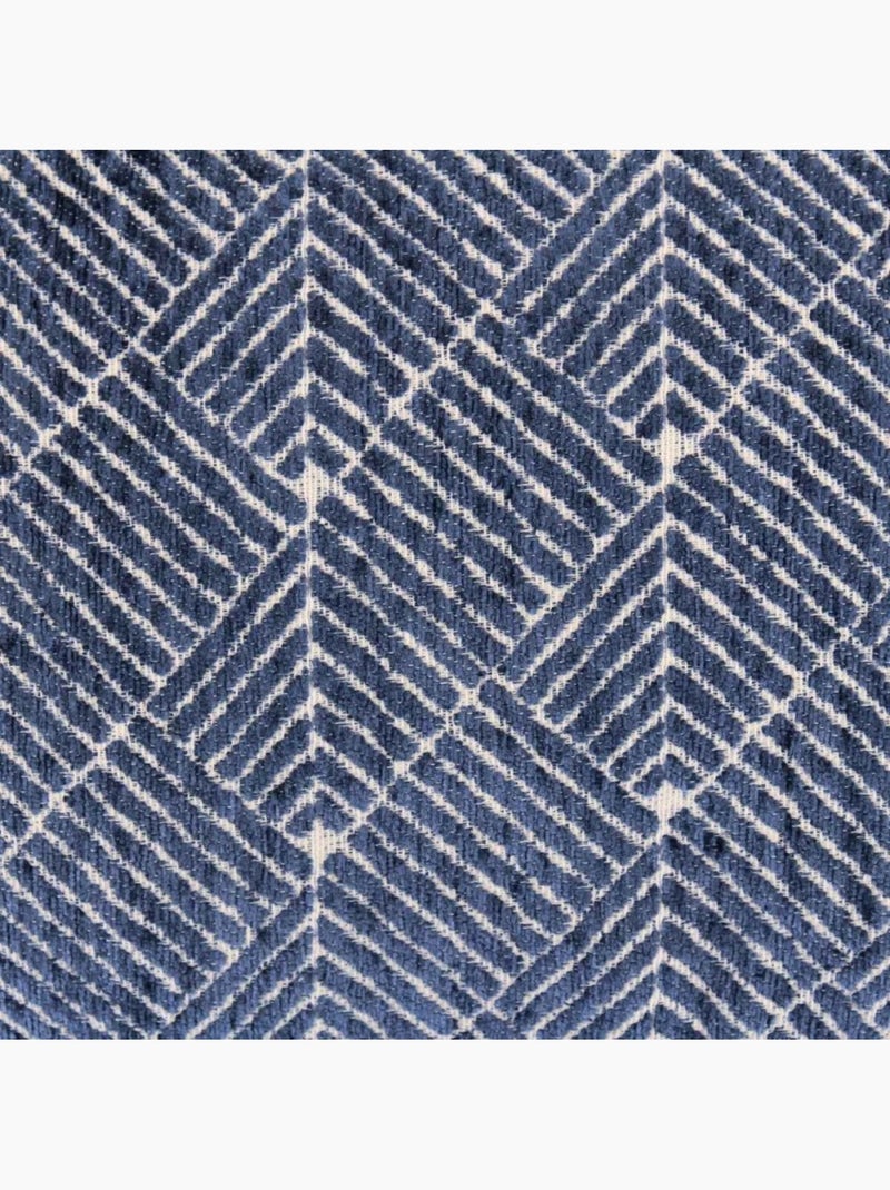 Coussin à motifs géométriques 30x50cm Bleu - Kiabi