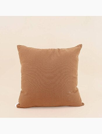 Coussin à motifs géométriques en velours jacquard 40x40cm