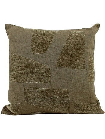 Coussin à motifs kaki 40x40cm