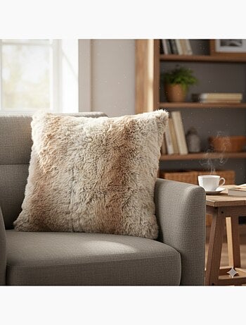 Coussin a poil doux 40 x 40 cm siberie