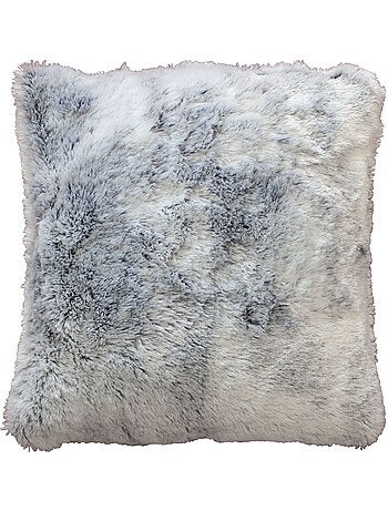 Coussin a poil doux imitation fourrure Collection Antartic