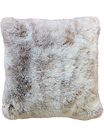 Coussin a poil doux imitation fourrure Collection Antartic