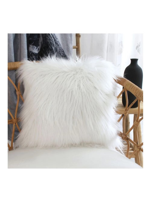 Coussin a poil Epicea - Kiabi