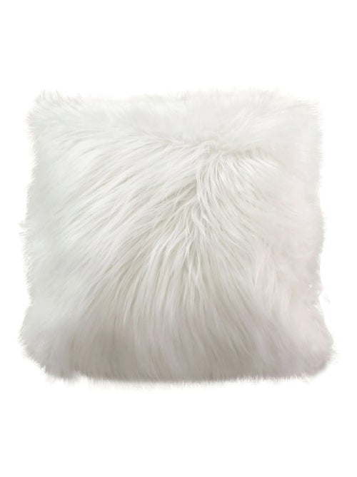 Coussin a poil Epicea - Kiabi