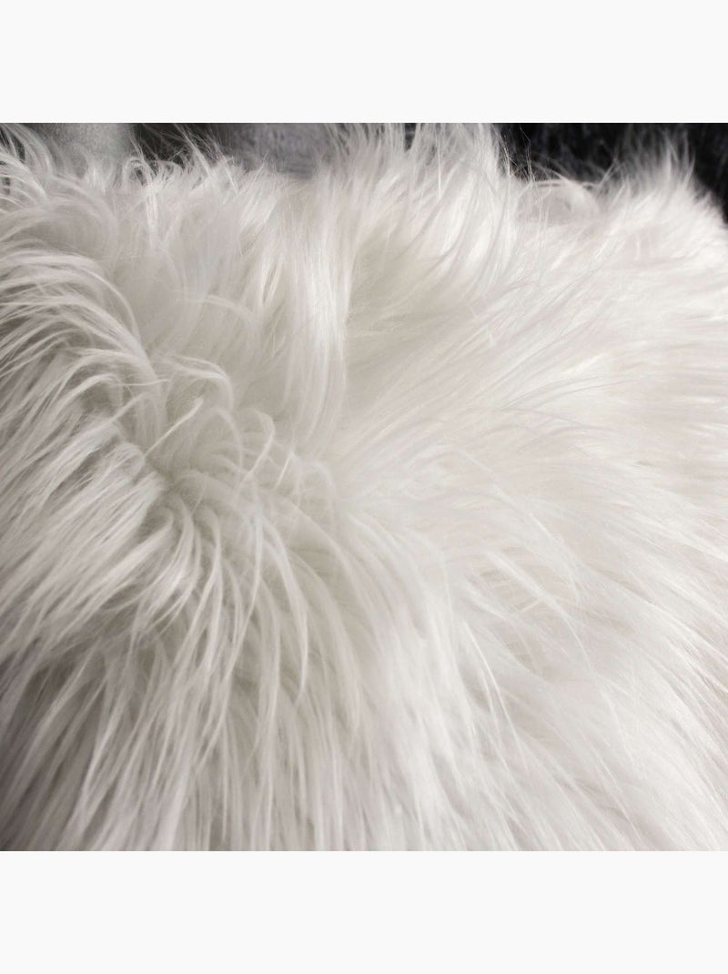 Coussin à poils longs EPICÉA Beige - Kiabi
