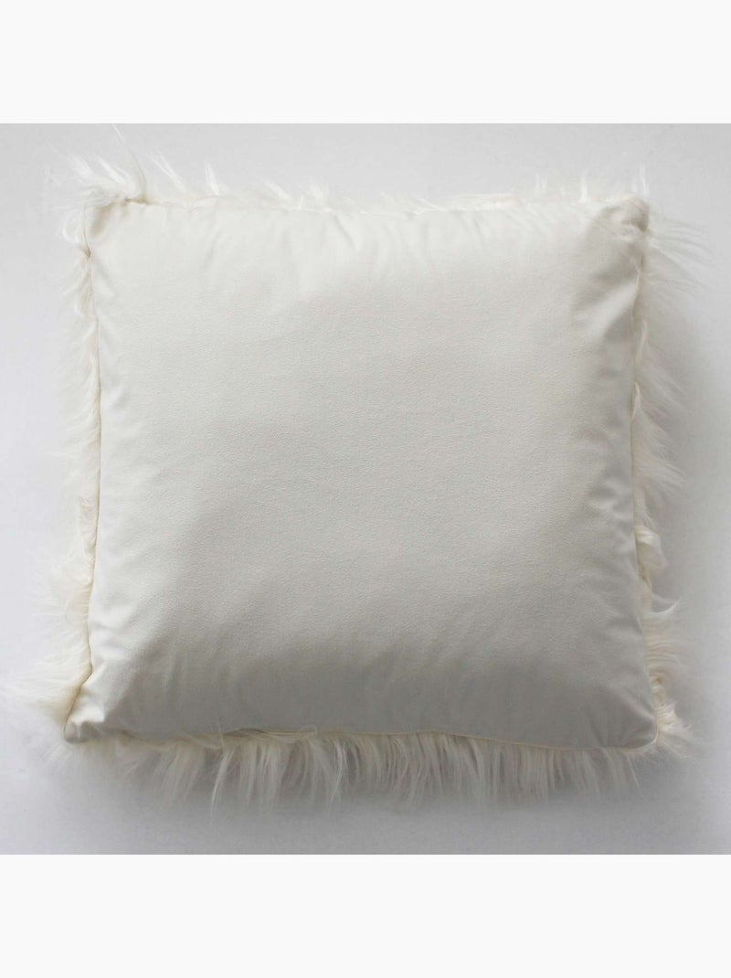 Coussin à poils longs EPICÉA Beige - Kiabi