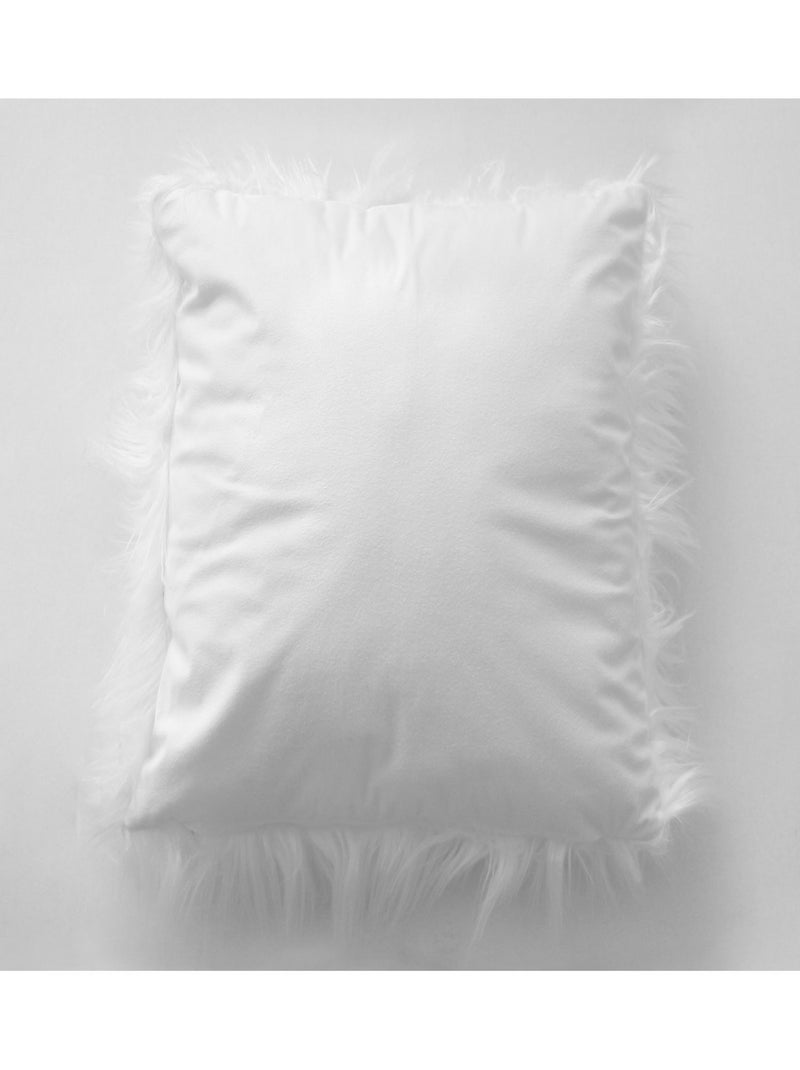 Coussin à poils longs EPICÉA Gris foncé - Kiabi