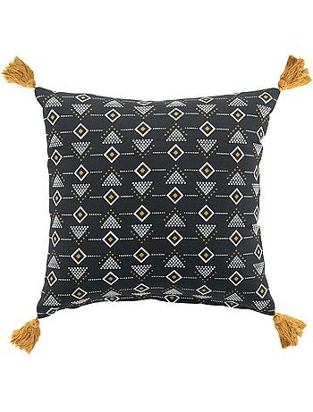 Coussin a pompons Letikos