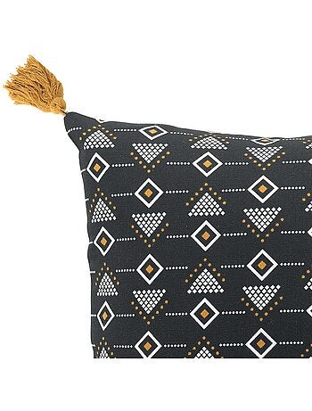 Coussin a pompons Letikos