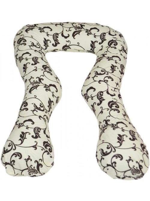 Coussin à usages multiples dessin floral clair - Kiabi