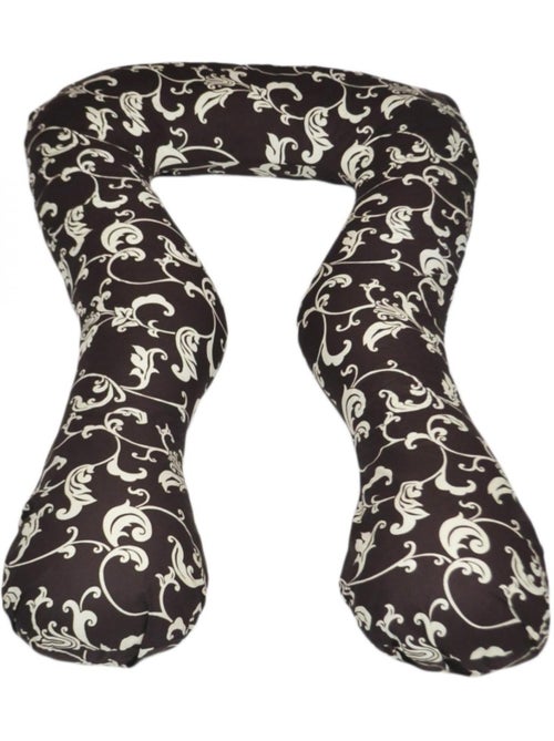 Coussin à usages multiples dessin floral sombre - Kiabi