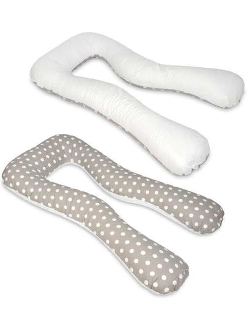 Coussin à usages multiples pois sur fond  - Kiabi