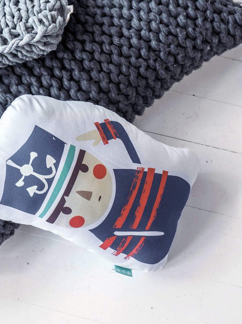 Coussin Ahoy there "Happyfriday" Blanc - Kiabi