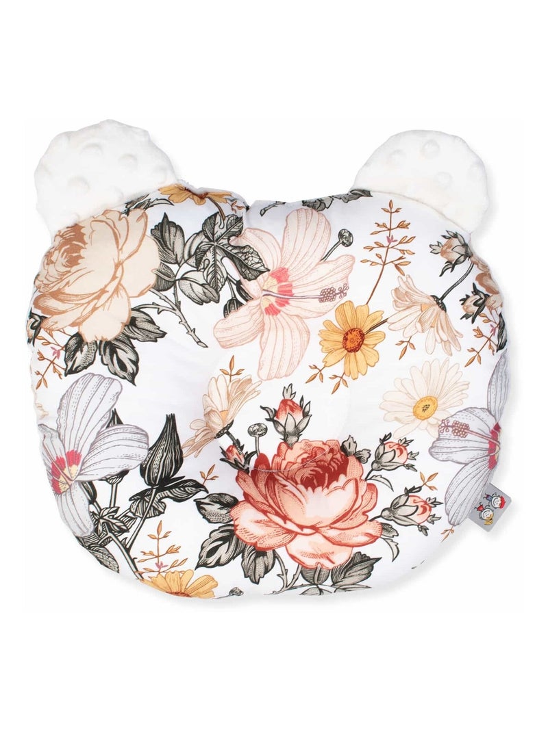 Coussin anti tête plate réversible en minky, Néo Vintage SEVIRA KIDS Ecru - Kiabi