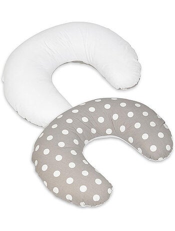 Coussin appui tête pois sur fond –