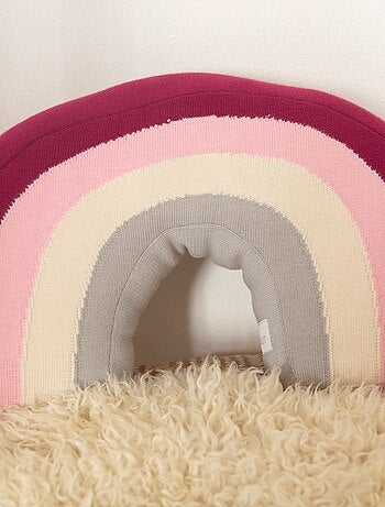 Coussin Arc-en-Ciel en coton
