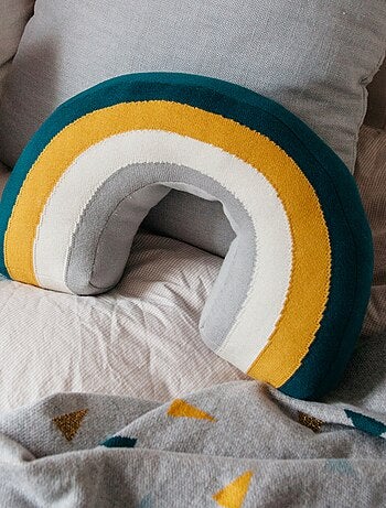 Coussin Arc-en-Ciel en coton