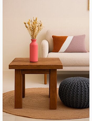 Coussin aspect bouclette, motif fantaisie - AFIBEL