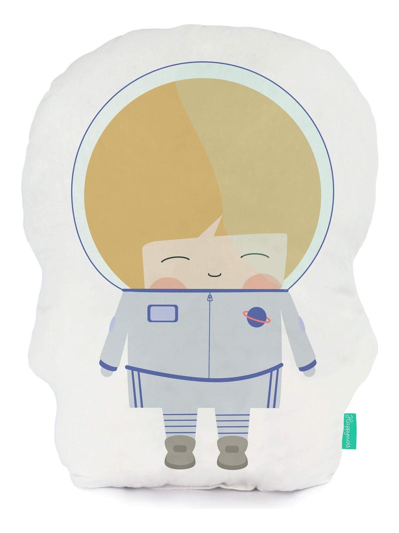 Coussin Astronaut "Happyfriday" Blanc - Kiabi