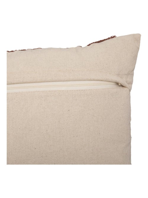 Coussin avec bande en macramé - Kiabi