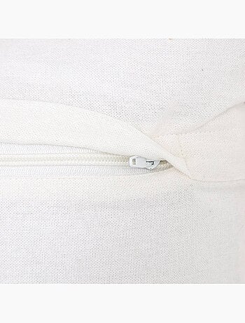 Coussin avec broderies coquillages oceania