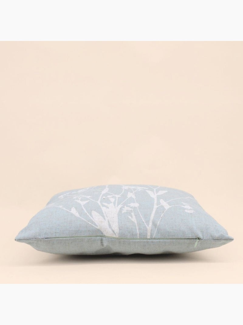 Coussin avec lin imprimé nature verte 40x40cm Vert - Kiabi