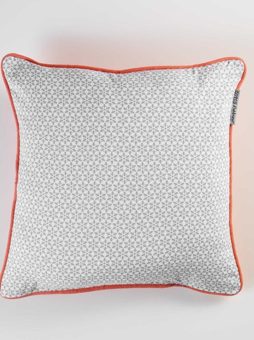 Coussin avec Motif Géométrique - Kiabi