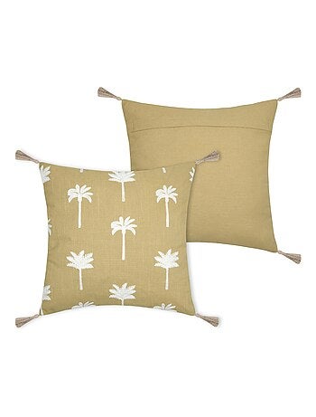 Coussin avec motifs palmier