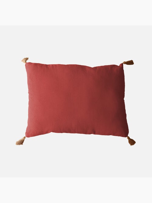 Coussin avec pompons en jute - Kiabi Coussin avec pompons en jute - Kiabi