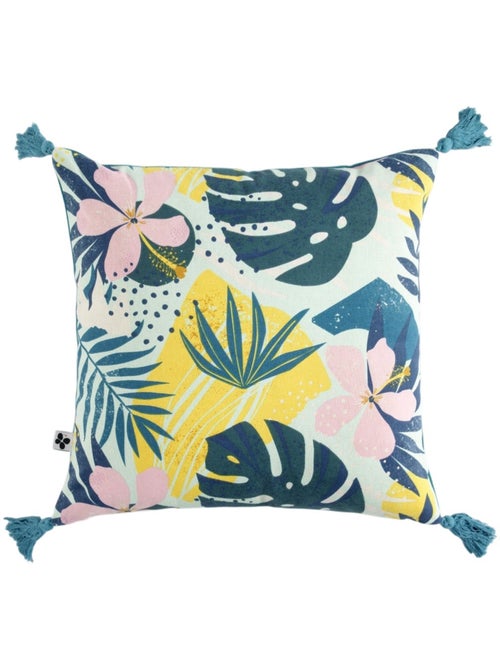 Coussin avec pompons Jasmin - Kiabi