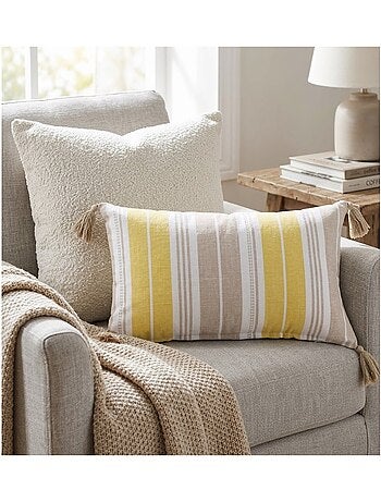 Coussin avec pompons Nature Line