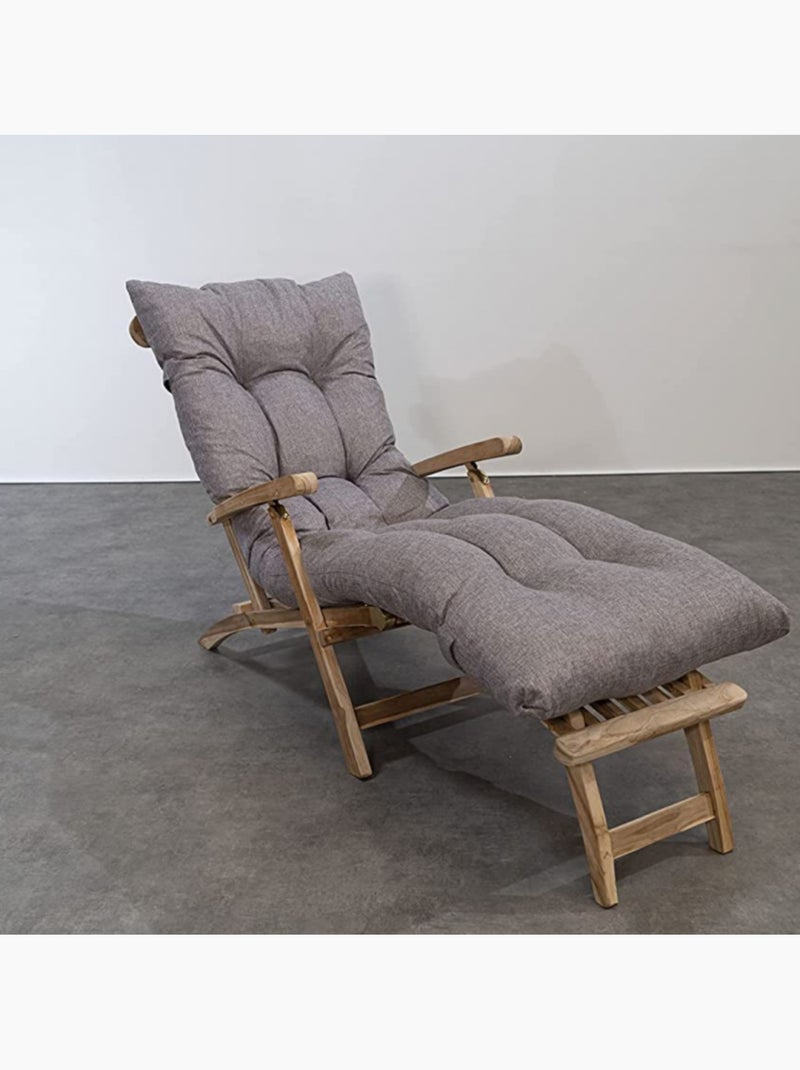 Coussin bain de soleil 185 x 60 x 15 cm cm Beige - Kiabi