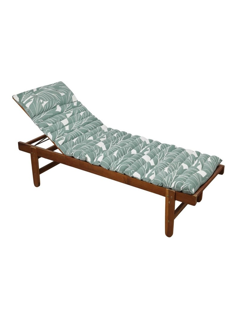 Coussin bain de soleil 60 x 180 cm Feuillage d'akita Multicolore - Kiabi