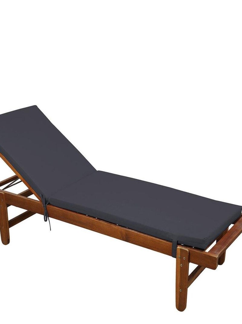 Coussin bain de soleil 60x190 cm Hawai anthracite Gris - Kiabi
