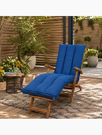 Coussin bain de soleil déhoussable 190x60x15 cm