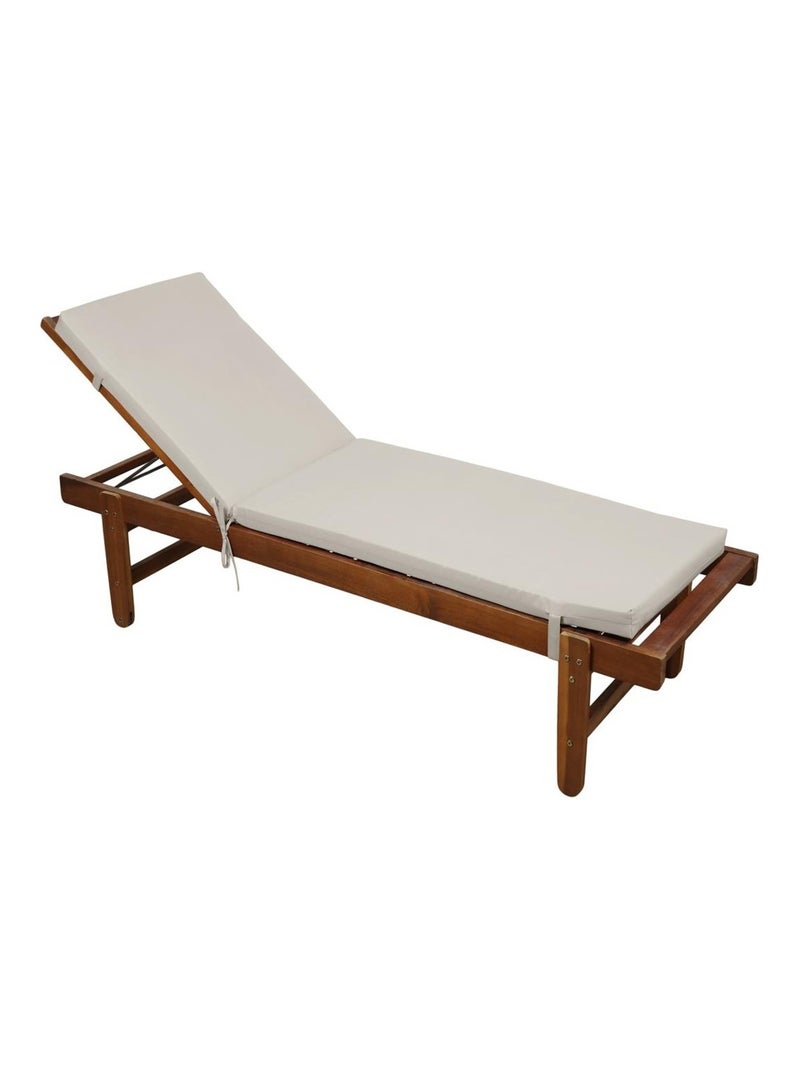 Coussin Bain de Soleil HAWAI  Écru  60 x 190 x 4 cm Beige - Kiabi
