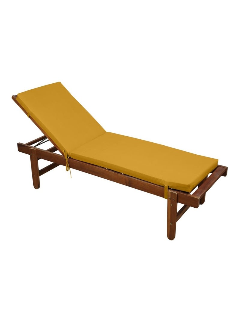 Coussin Bain de Soleil HAWAI  Jaune  60 x 190 x 4 cm Jaune - Kiabi