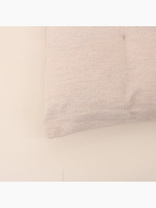 Coussin banc effet lin déperlant & anti-uv gris beige 120x40cm - Kiabi