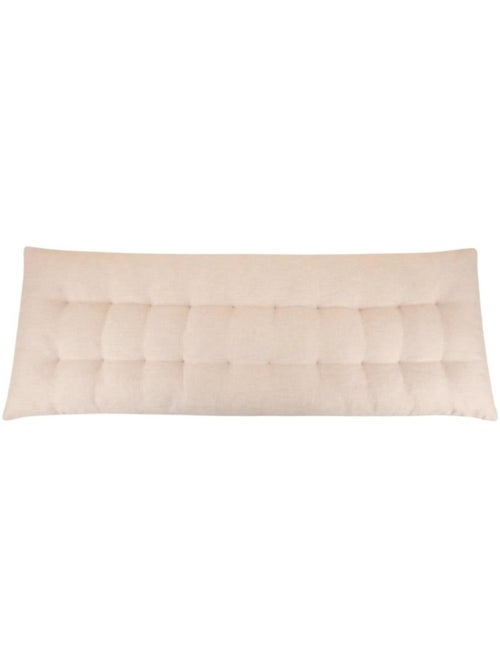 Coussin banc effet lin déperlant & anti-uv gris beige 120x40cm - Kiabi