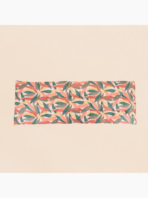 Coussin banc effet lin déperlant & anti-uv imprimé coloré 120x40cm - Kiabi