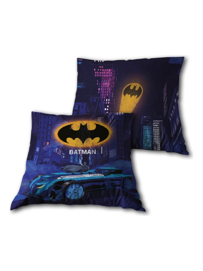Coussin Batman - Logo Batman - Gotham City 40x40 cm Multicolore - Kiabi