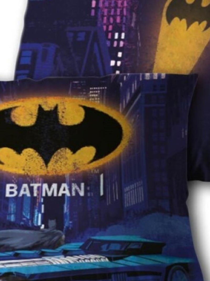 Coussin Batman - Logo Batman - Gotham City 40x40 cm Multicolore - Kiabi
