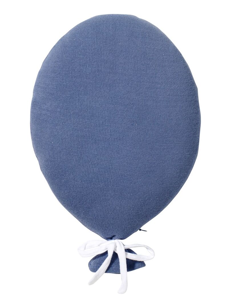 Coussin bébé en coton tricoté ballon Bleu - Kiabi