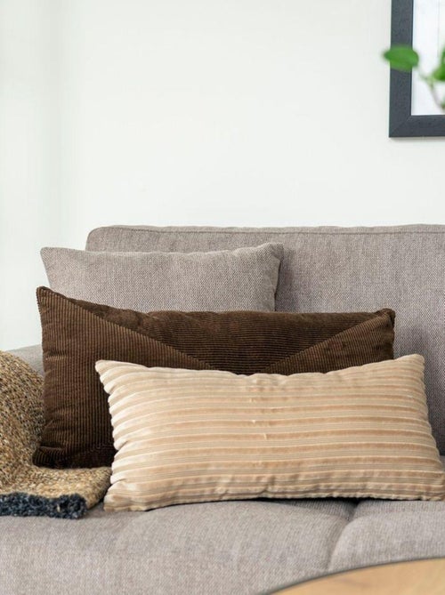Coussin beige rectangulaire 30 x 60 cm - House Nordic - Kiabi
