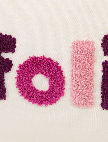 Coussin Bisous Folie – Un Message Tendre et Stylé (lot de 2)