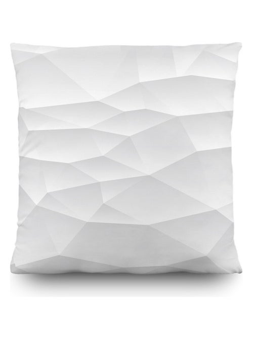 Coussin blanc créatif - 45 cm x 45 cm - Kiabi Coussin blanc créatif - 45 cm x 45 cm - Kiabi
