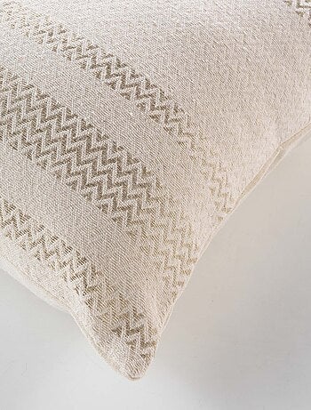 Coussin bohème doré déhoussable